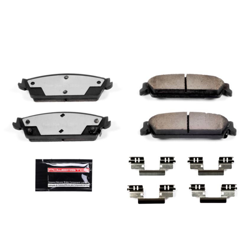 PowerStop Z36-1194 PowerStop - Z36 Truck and SUV Carbon-Fiber Ceramic Brake Pads with Hardware Kit