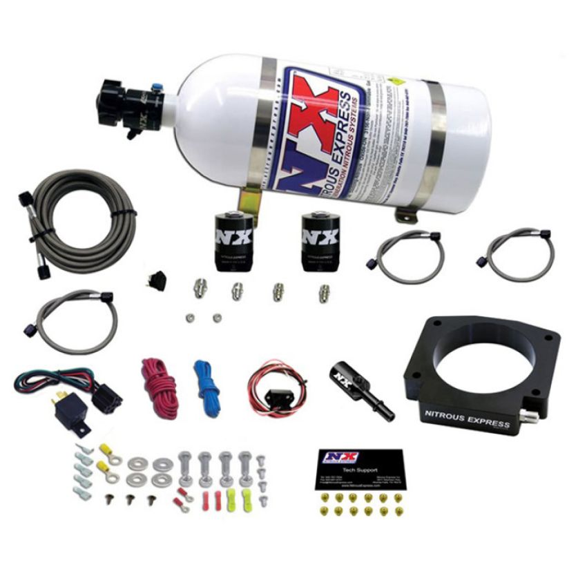 Nitrous Express 20953-10 NITROUS PLATE SYSTEM- GT350 5.2L - 10LB BOTTLE