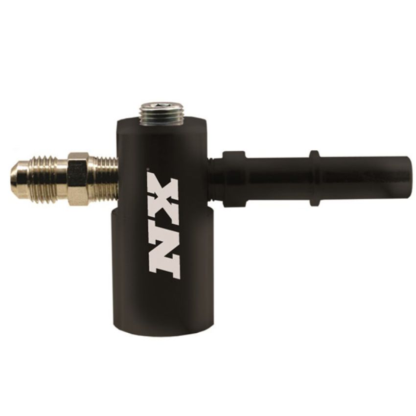 Nitrous Express 16185D 3/8-10MM LATE MODEL BILLET FUEL LINE ADAPTER, 90 DEGREE