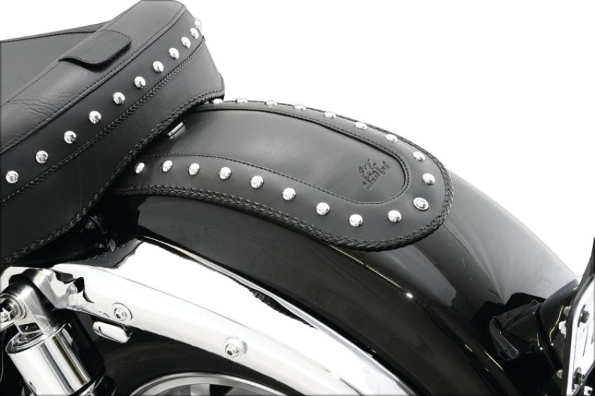 Mustang Motorcycle 78101 Mustang Kawasaki VN1600 Vulcan Fender Bib w/Studs - Black