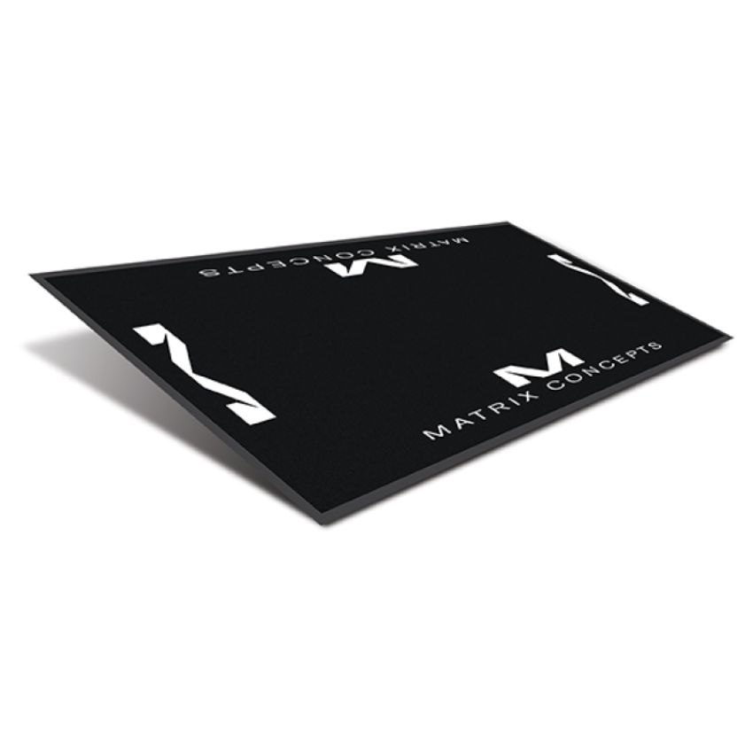 Matrix Concepts M20-200 M20 Carpeted 2 Foot X 4 Foot Mat - Black/White