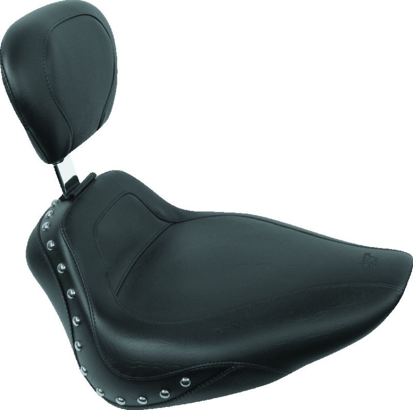 Mustang Motorcycle 75907 Mustang 02-09 Honda VTX1300 Retro, S & T Wide Touring 2PC Seat - Black
