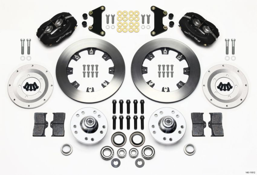 Wilwood 140-11812 Forged Dynalite Front Kit 12.19in 49-54 Chevy/53-62 Corvette (*Line Kit Needed*)