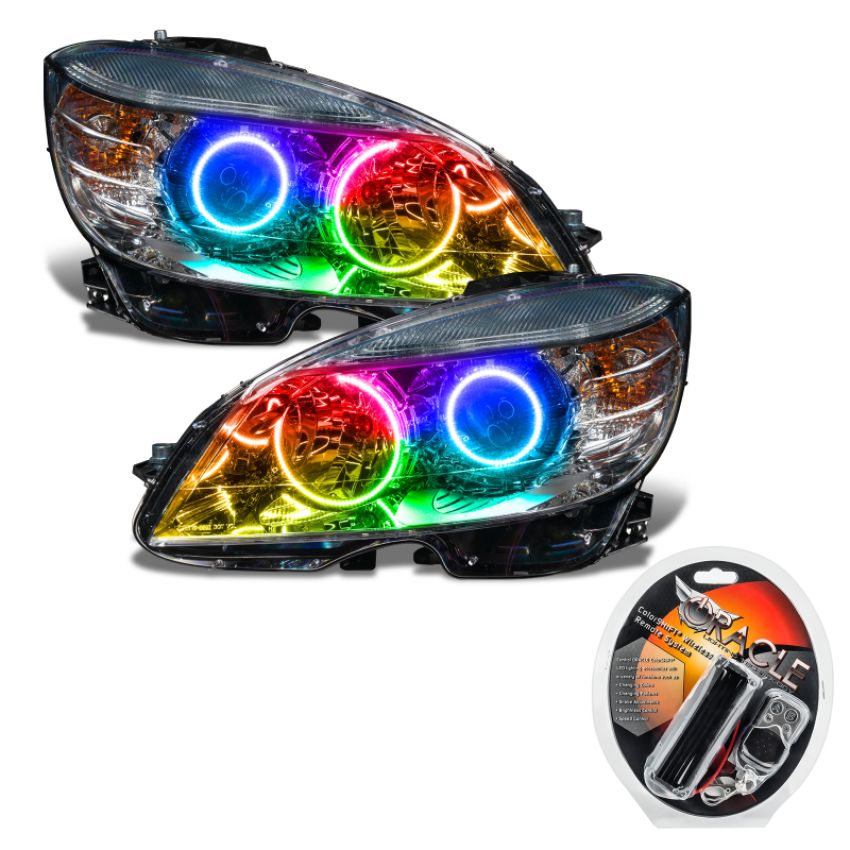 Oracle Lighting 7115-330 SMD Pre-Assembled Headlights, Black Bezel, ColorSHIFT