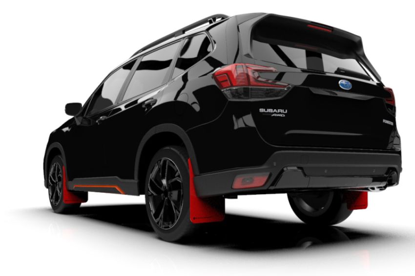 Rally Armor MF52-UR-RD/BLK Red Mud Flap/Black Logo