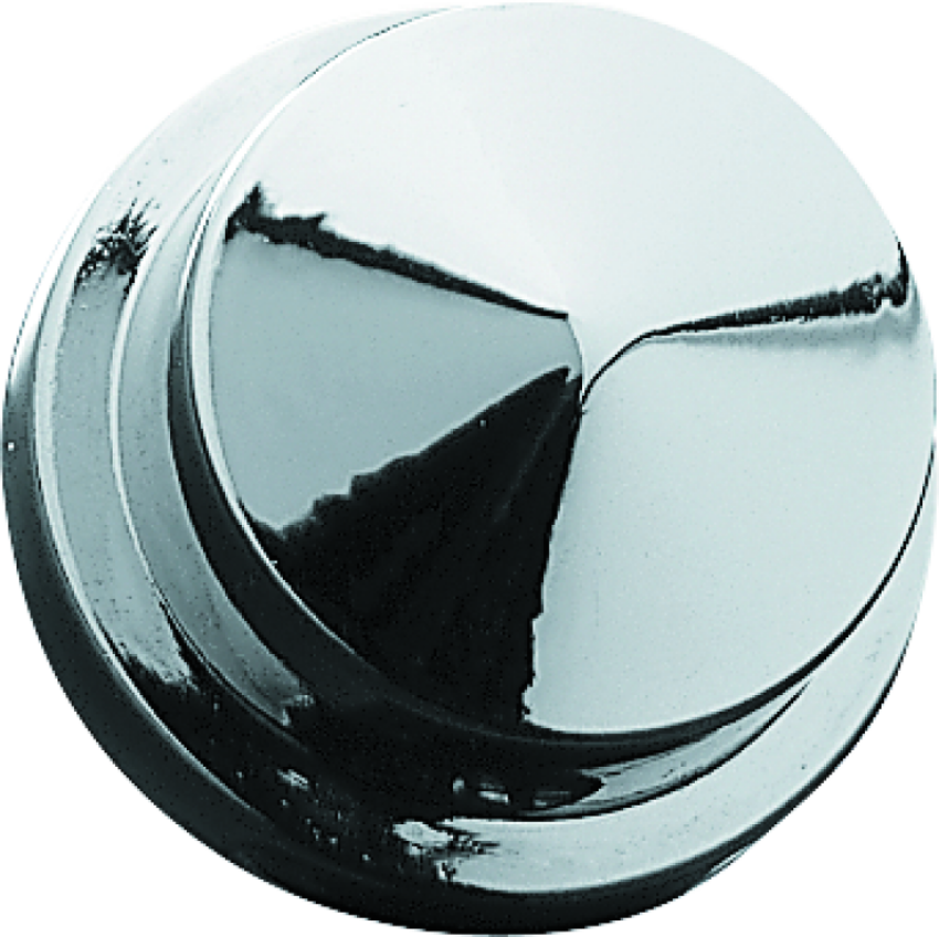 Kuryakyn 8106 Head Bolt Covers Peaked 87-Up Big Twin Chrome