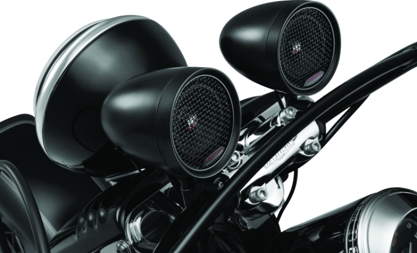 Kuryakyn 2713 Road Thunder Speaker Pods Bluetooth Audio Controller Black