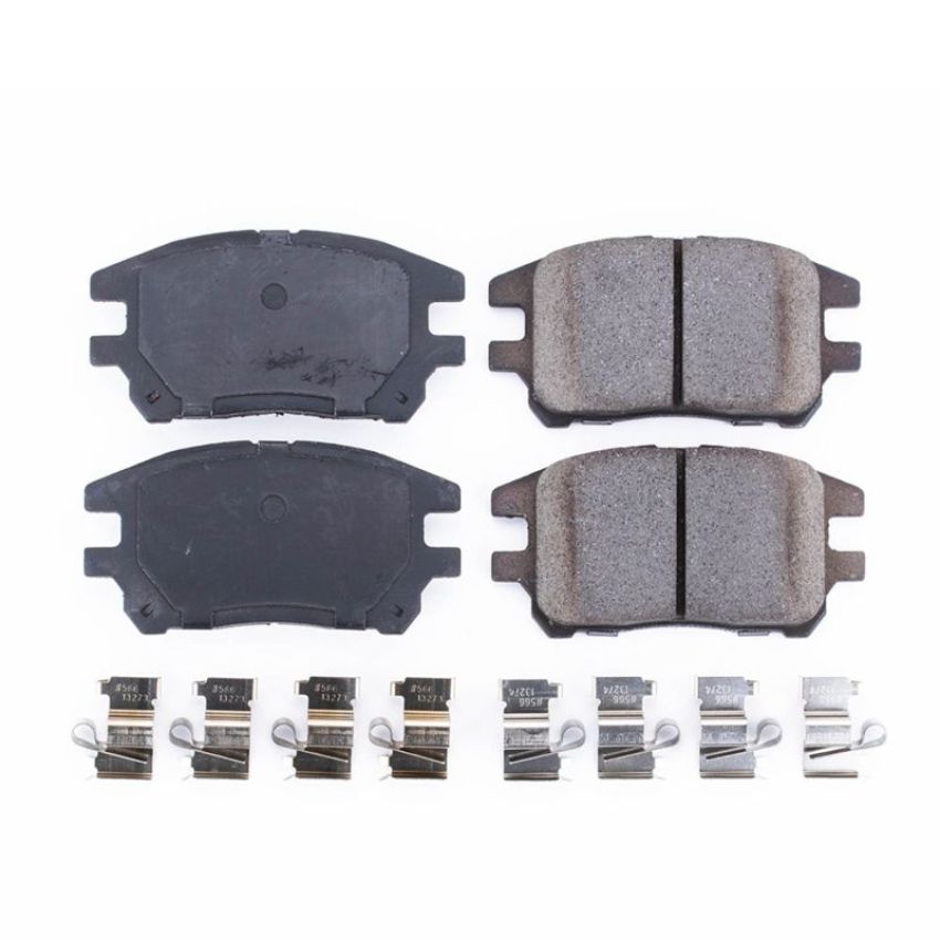 PowerStop 17-930 PowerStop - Z17 Low-Dust Ceramic Brake Pads with Hardware