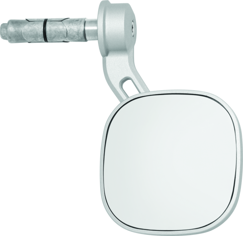 Kuryakyn 6656 Dillinger Bar End Mirrors Silver