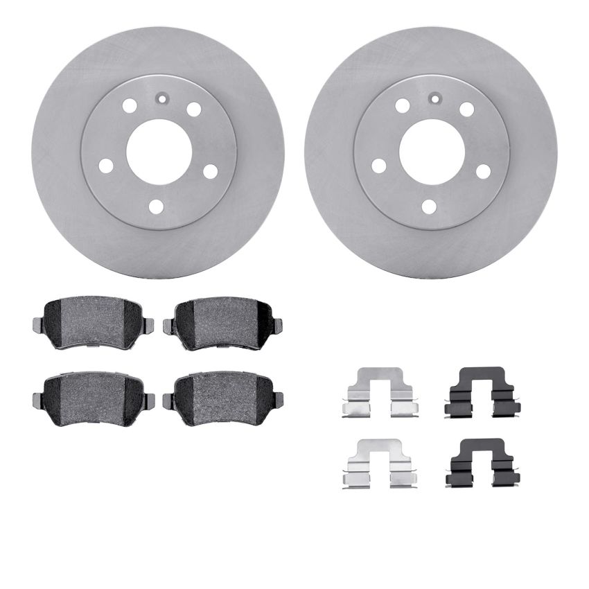 Dynamic Friction 6612-53015 Rotor Kit