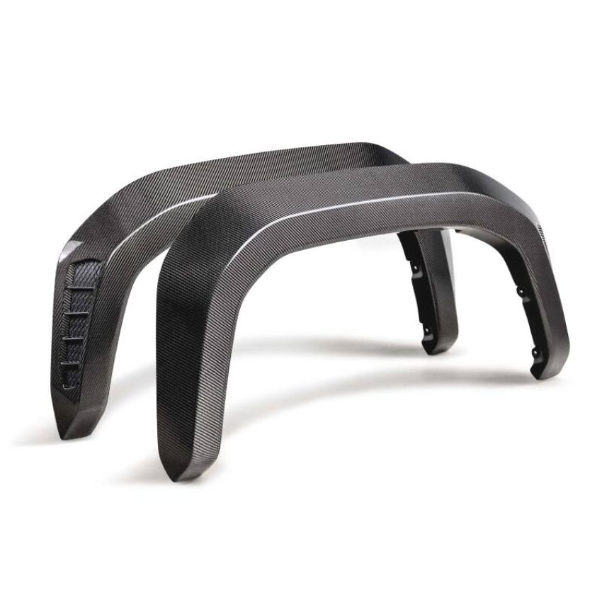 Seibon FLR24TYTA-R 2024 Toyota Tacoma TRD PRO Rear Carbon Fiber Fender Flares