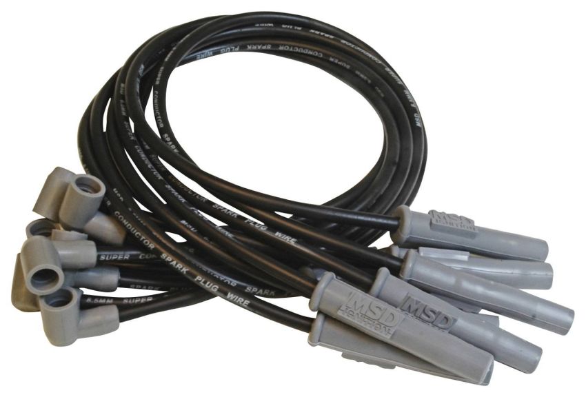 MSD IGNITION MSD31383 8.5MM Spark Plug Wire Set - Black