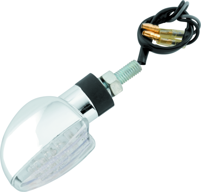 BikeMaster 266227 LED Spade Pair Chrome