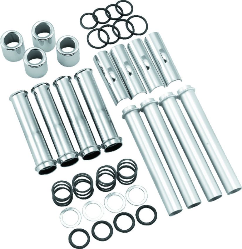 TwinPower 490309 Twin Power 99-17 Twin Cam Twin Push Rod Tube Kit Adjustable Pushrods OK