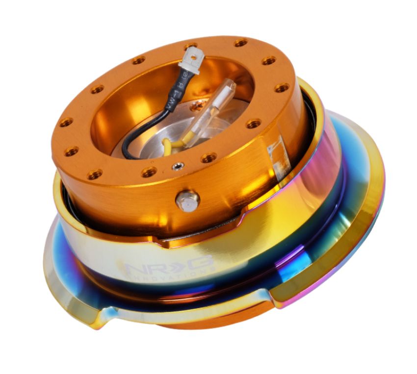 NRG SRK-280RG-MC Quick Release Gen 2.8 - Rose Gold Body / Neochrome Ring