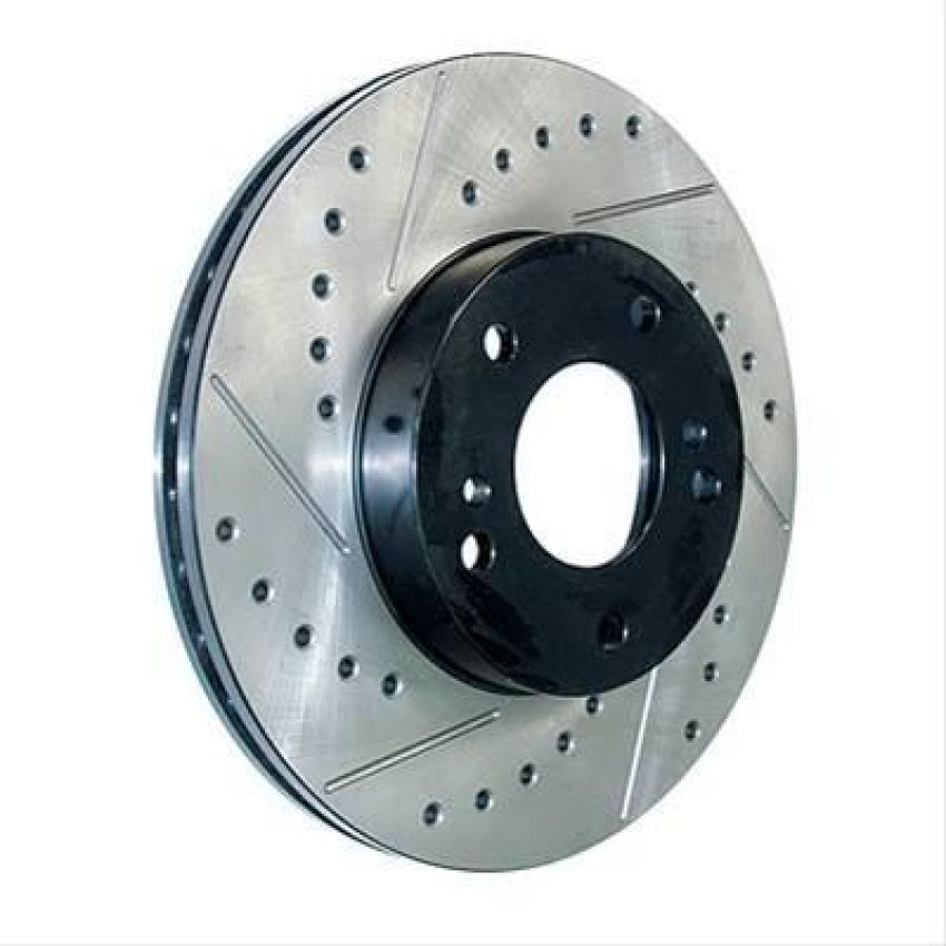Stoptech 127.47036L 2017 Subaru Outback Slotted & Drilled Left Sport Brake Rotor