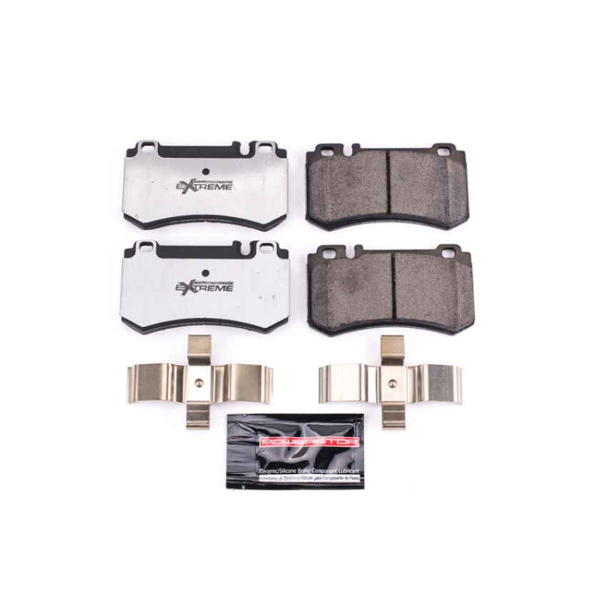 PowerStop Z26-984 PowerStop - Z26 Performance Carbon-Fiber Ceramic Brake Pads with Hardware Kit