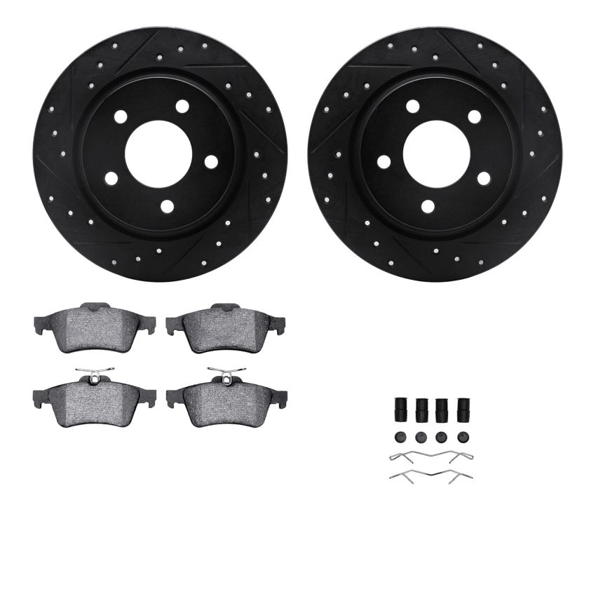 Dynamic Friction 8512-80034 Rotor Kit