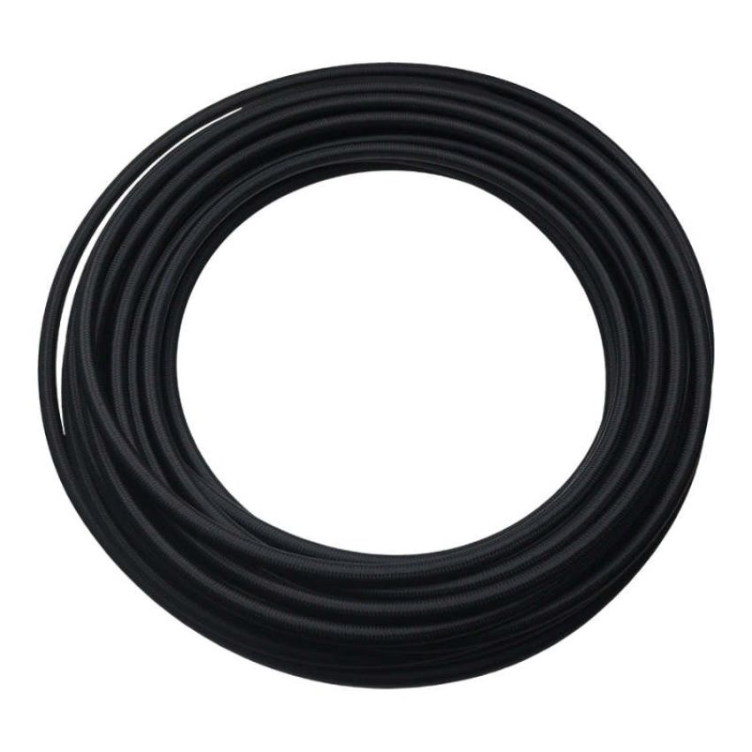 DeatschWerks 6-02-0816-50 8AN Black Nylon Braided CPE Hose - 50ft