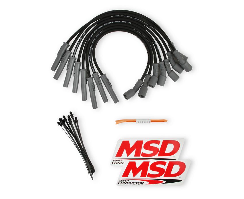 MSD IGNITION MSD31633 8.5mm Plug Wire Set Ford Raptor 10-15 6.2L Black