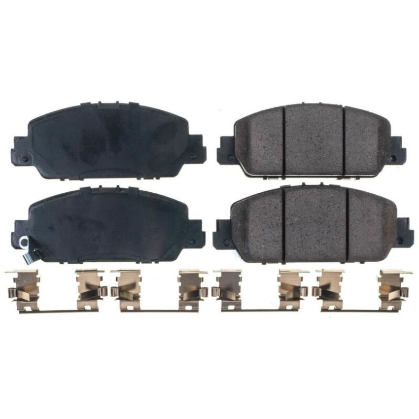 PowerStop 17-1654N PowerStop - Z17 Low-Dust Ceramic Brake Pads with Hardware