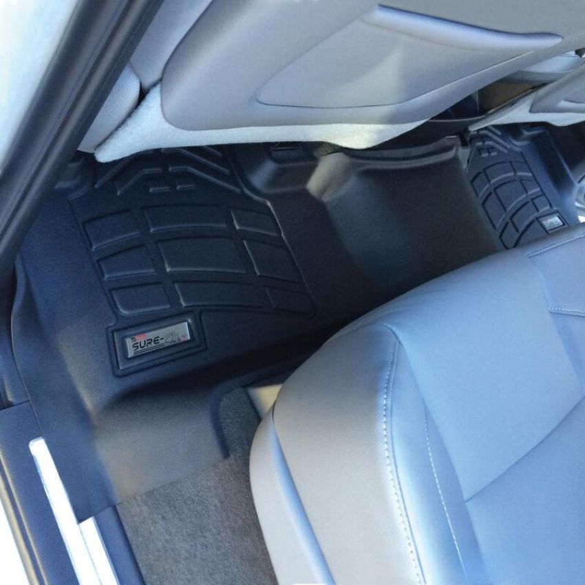 Westin 72-114064 2015-2018 Chevy Suburban (Bench and Bucket Seat) Wade Sure-Fit Floor Liners 2nd Row - Black