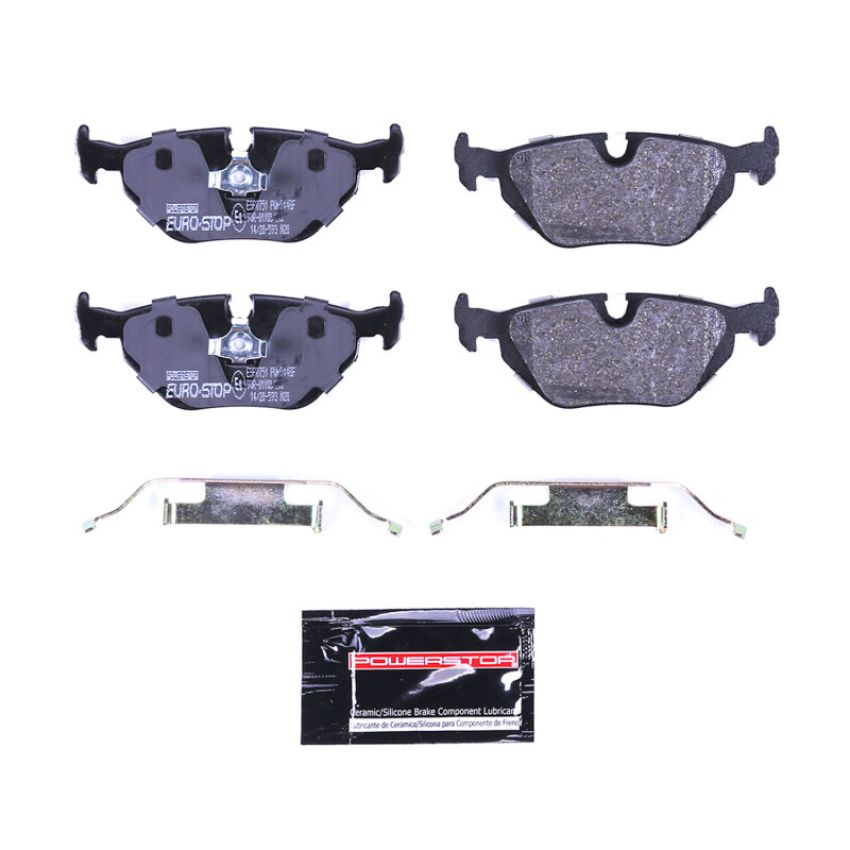 PowerStop ESP0751 EuroStop ECE-R90 Certified Brake Pad Set