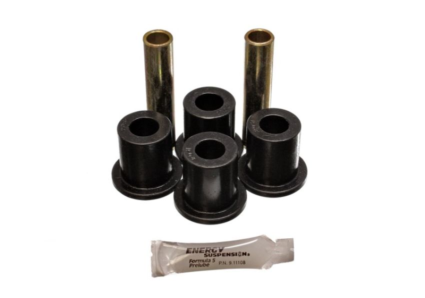 Energy Suspension 4.2128G Rr Spring Frame Shackle Kit - Black
