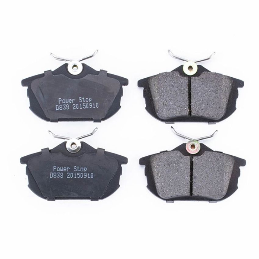 PowerStop 17-838 PowerStop - Z17 Low-Dust Ceramic Brake Pads with Hardware