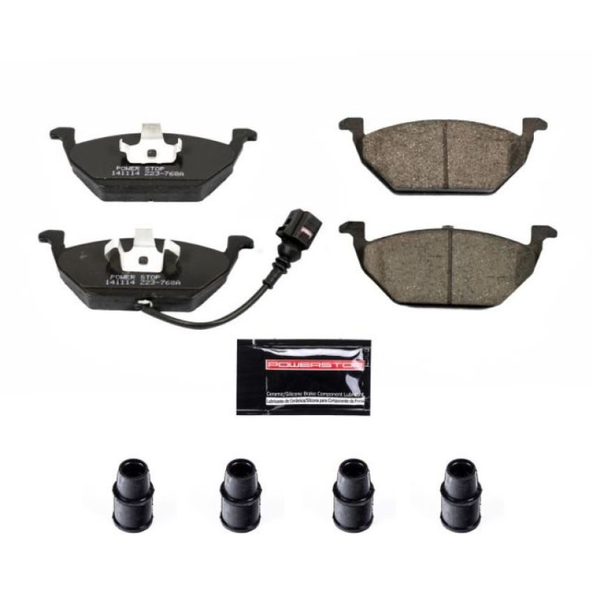 PowerStop Z23-768A PowerStop - Z23 Daily Driver Carbon-Fiber Ceramic Brake Pads with Hardware Kit