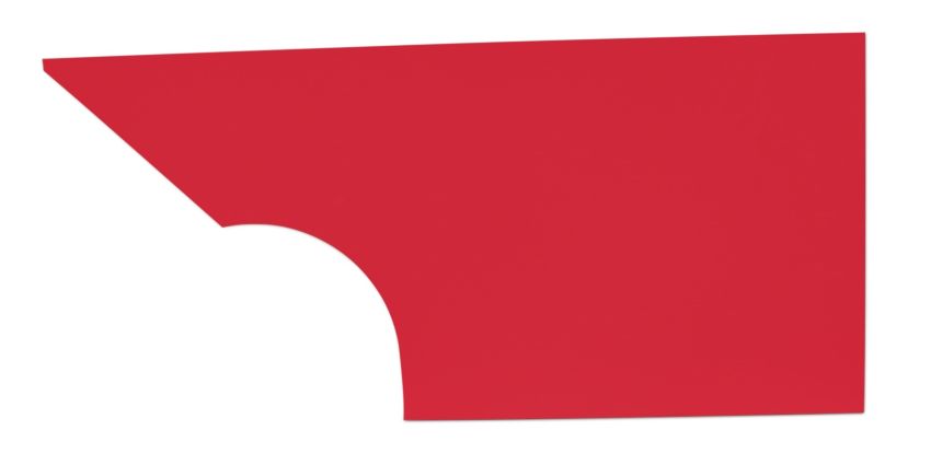 FIVESTAR FIV34001-27351-RL Qtr Panel High Impact Plastic Red Left