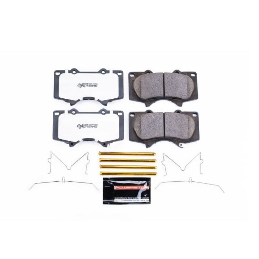 PowerStop Z36-976B PowerStop - Z36 Truck and SUV Carbon-Fiber Ceramic Brake Pads with Hardware Kit