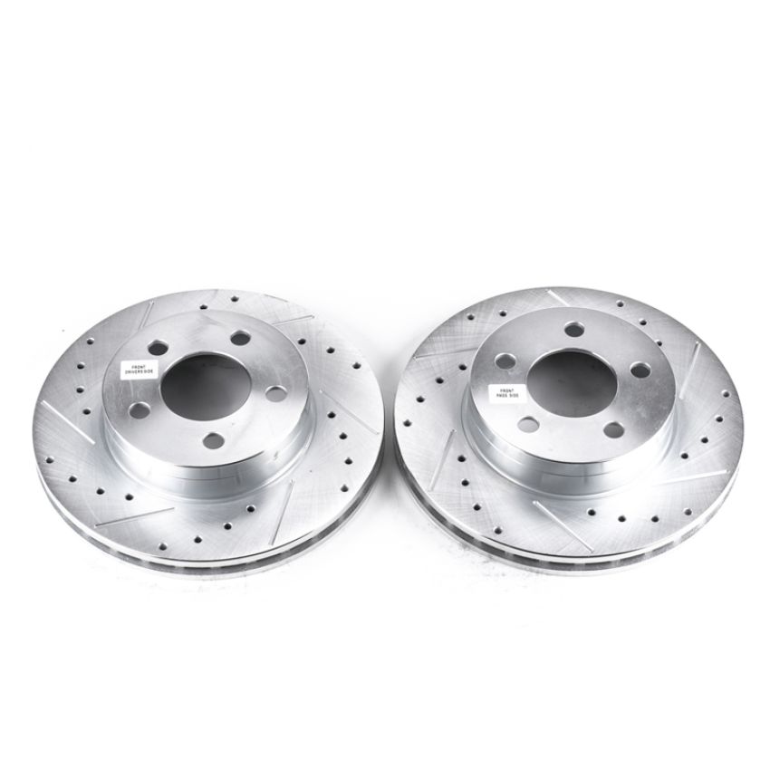 PowerStop AR8554XPR PowerStop Evolution Performance Drilled, Slotted & Plated Brake Rotor Pair