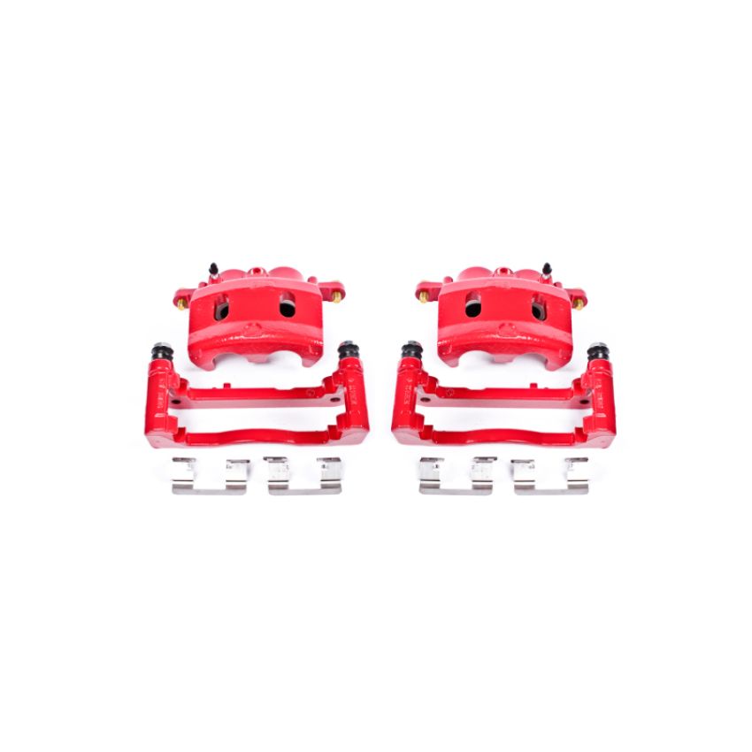 PowerStop S4918 Red Powder Coated Calipers