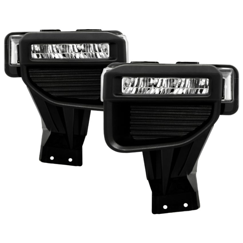 SPYDER 9051135 OEM Full LED Fog Lights w/Switch - Clear