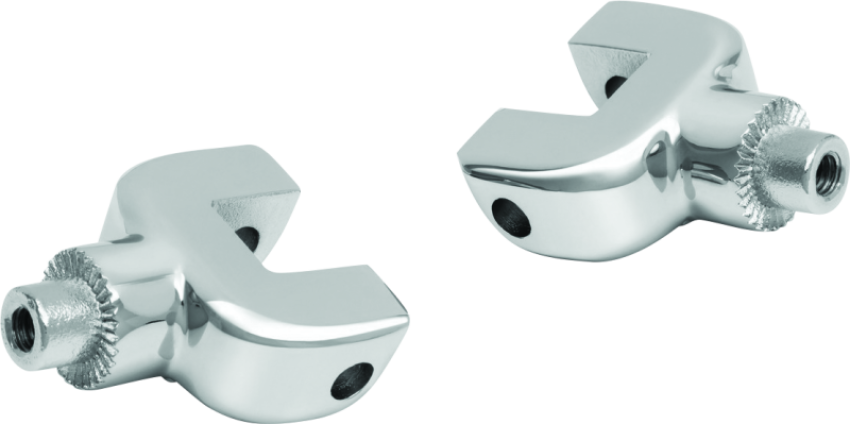 Kuryakyn 8928 Splined Passenger Peg Adapter Indian Chrome