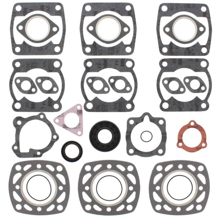 Vertex Pistons 711181A Vertex Gaskets 88-92 Polaris 650 Indy Complete Gasket Kit w/ Oil Seals