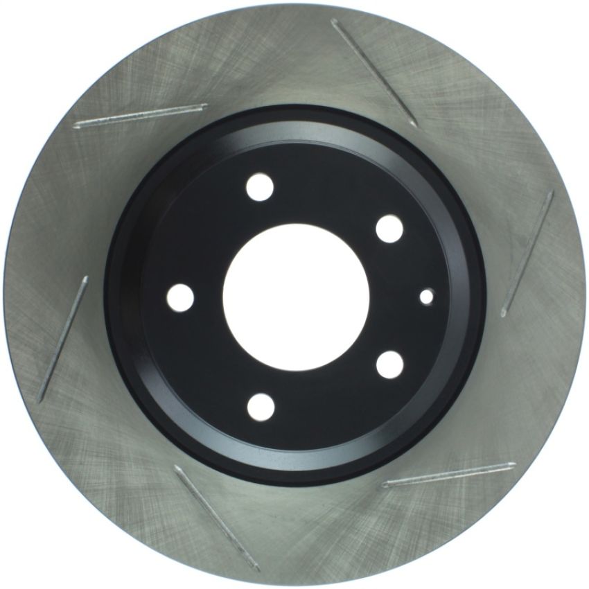 Stoptech 126.45072SL Power Slot 2003+ Mazda RX8 Slotted Left Rear Rotor - SPORT SUSPENSION ONLY