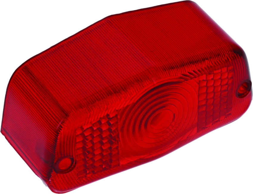 Bikers Choice 200221 Small Custom Tail Lamp Lamp Replacement Lens Lucas Style Red
