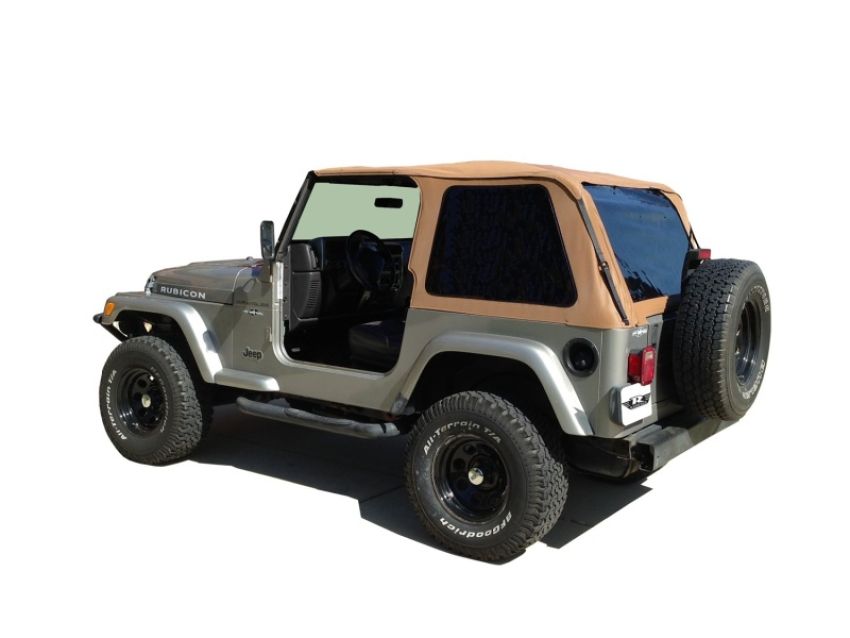 Rampage 109517 1997-2006 Jeep Wrangler(TJ) Frameless Soft Top Kit - Spice