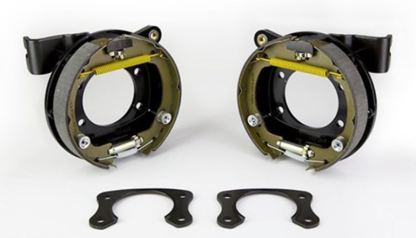 Wilwood 249-7579/80 Brackets (2) - Disc/Drum Big Ford-New 2.36in Offset 1pc ventd