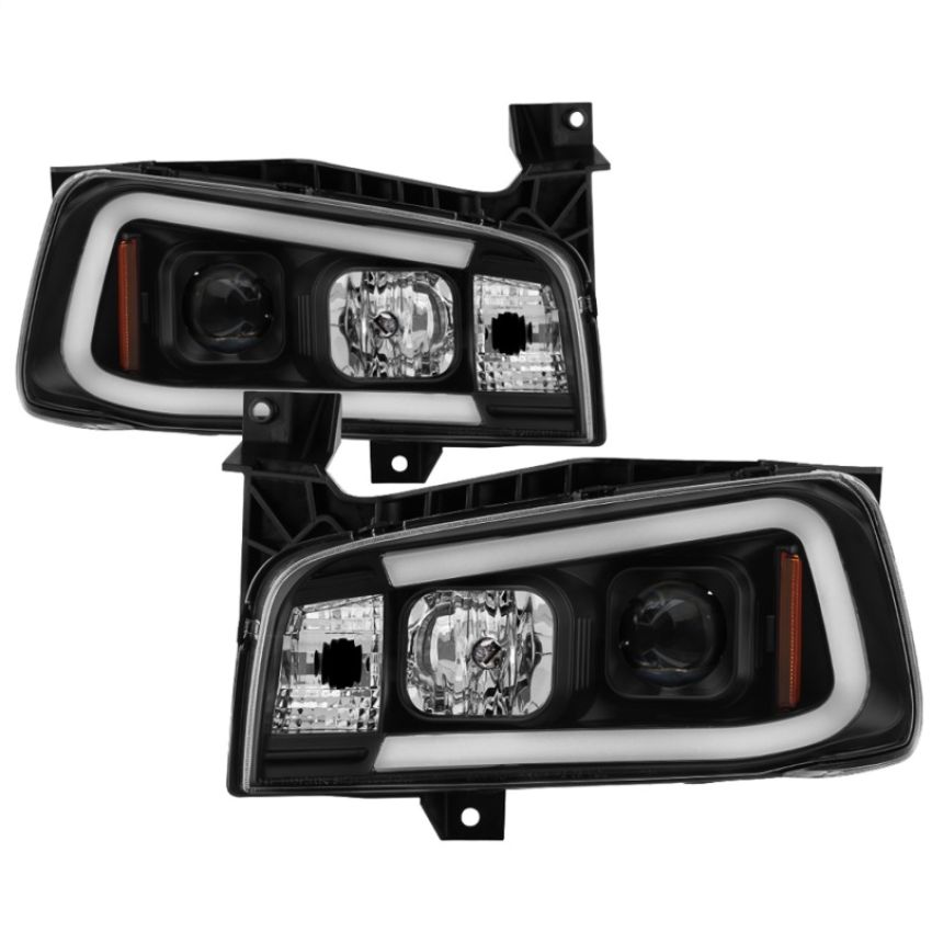 SPYDER 5085245 1 Piece Projector Headlights - Light Bar LED - Black