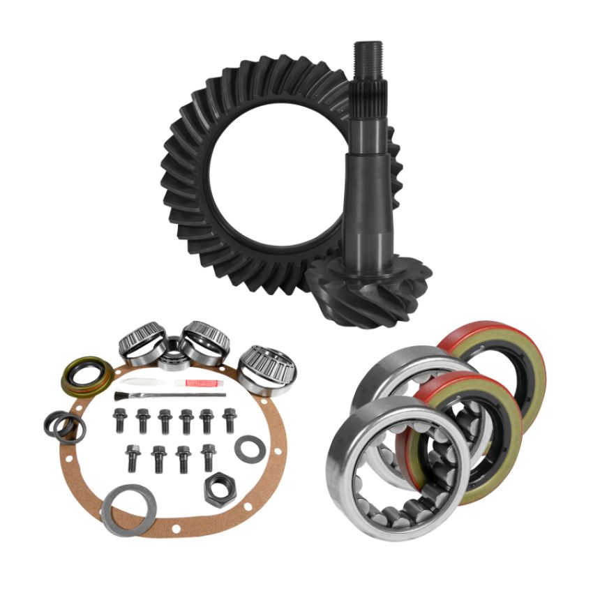 Yukon Gear & Axle YGK2185 Yukon 8.25in CHY 3.07 Rear Ring & Pinion Install Kit 1.618in ID Axle Bearings and Seals
