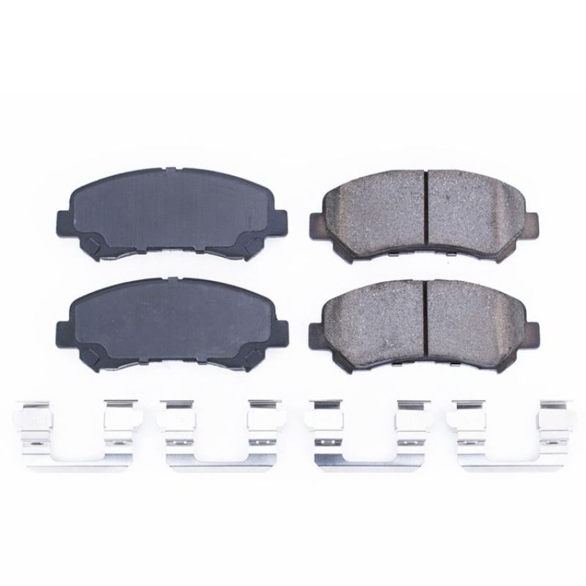 PowerStop 17-1338 PowerStop - Z17 Low-Dust Ceramic Brake Pads with Hardware