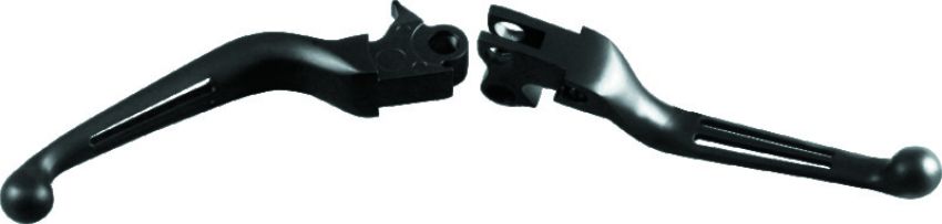 Bikers Choice 482861 96-16 Big Twin W/ Cable Clutch 96-03 XL Black Slotted Lever Set