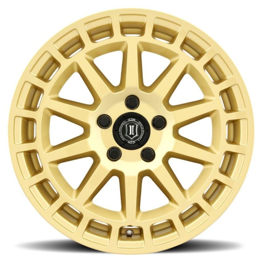 ICON 7117806560GG Journey - 17x8 / 5x4.5 / +38mm / 6in BS - Gloss Gold Wheel