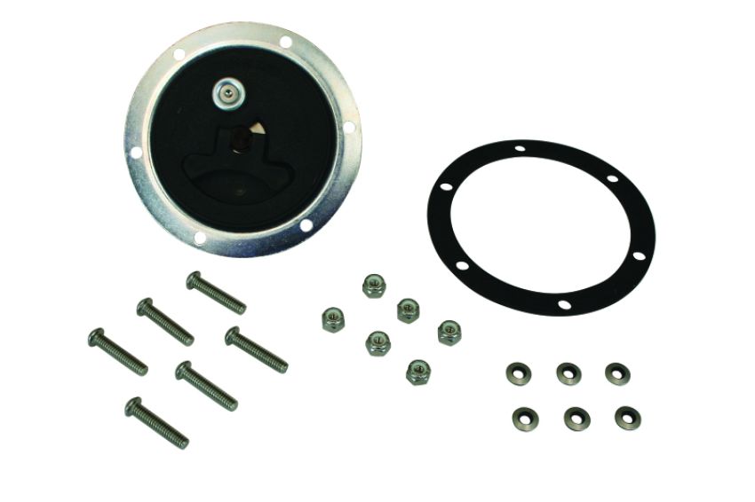 Moroso 97092 Supercharger Fuel Cell Cap w/Ring/Gasket/Hardware - Black