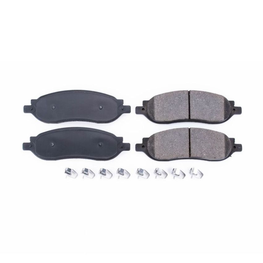 PowerStop 17-1068 PowerStop - Z17 Low-Dust Ceramic Brake Pads with Hardware