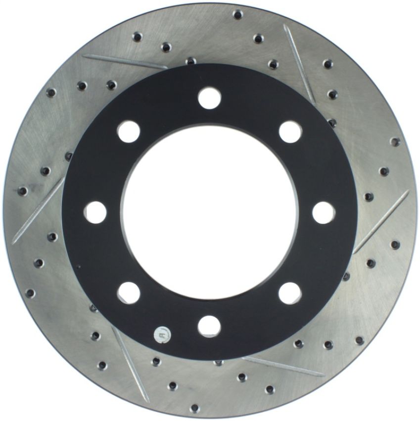 Stoptech 127.65112L Slotted & Drilled Sport Brake Rotor