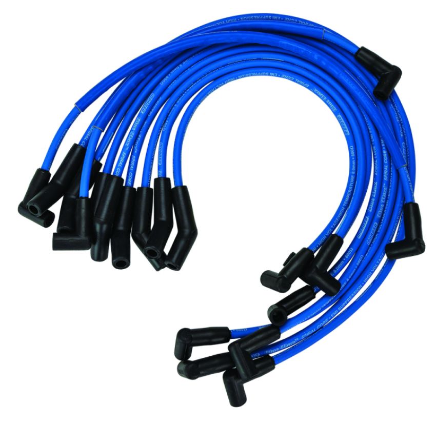 Moroso 72645 Custom Ignition Wire Set - Blue Max - Spiral Core